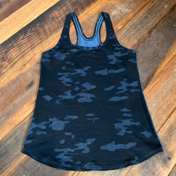 Lululemon Cool Racerback Tank Top *Nulu in Heritage 365 Camo Deep Coal Sz 6 - Picture 2 of 11